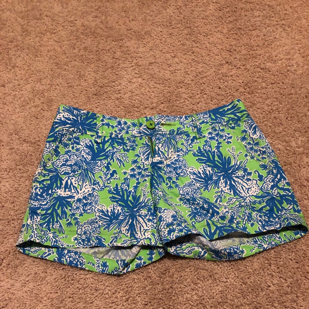 Lilly Pulitzer Callahan Short Limeade Biggest Fan